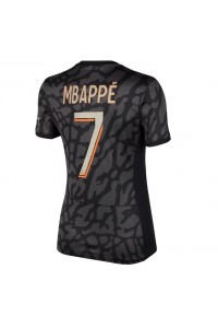 Fotbalové Dres Paris Saint-Germain Kylian Mbappe #7 Dámské Třetí Oblečení 2023-24 Krátký Rukáv